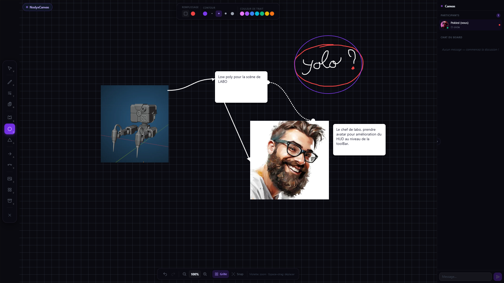 NodyxCanvas : Collaborative whiteboard with CRDT sync